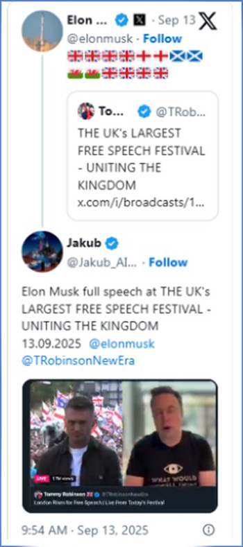 Musk with Tommy Robison